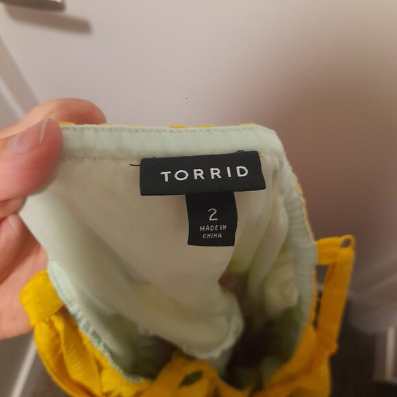 Special BOGO Offer! Torrid Size 2 Torrid Maxi Seersucker Tiered Dress - Picture 7 of 9